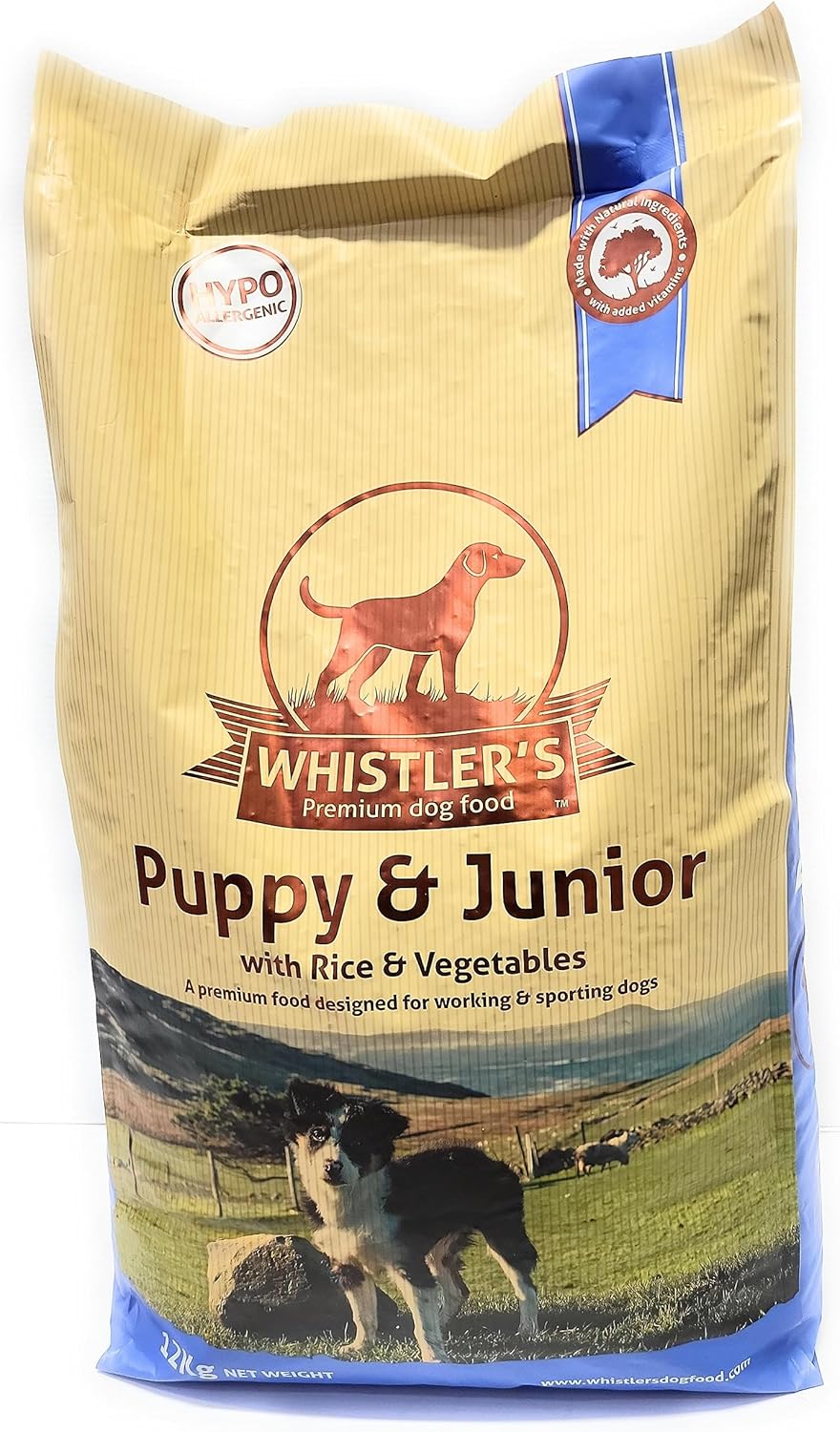 Puppy & Junior with Rice and Vegetables 12kg